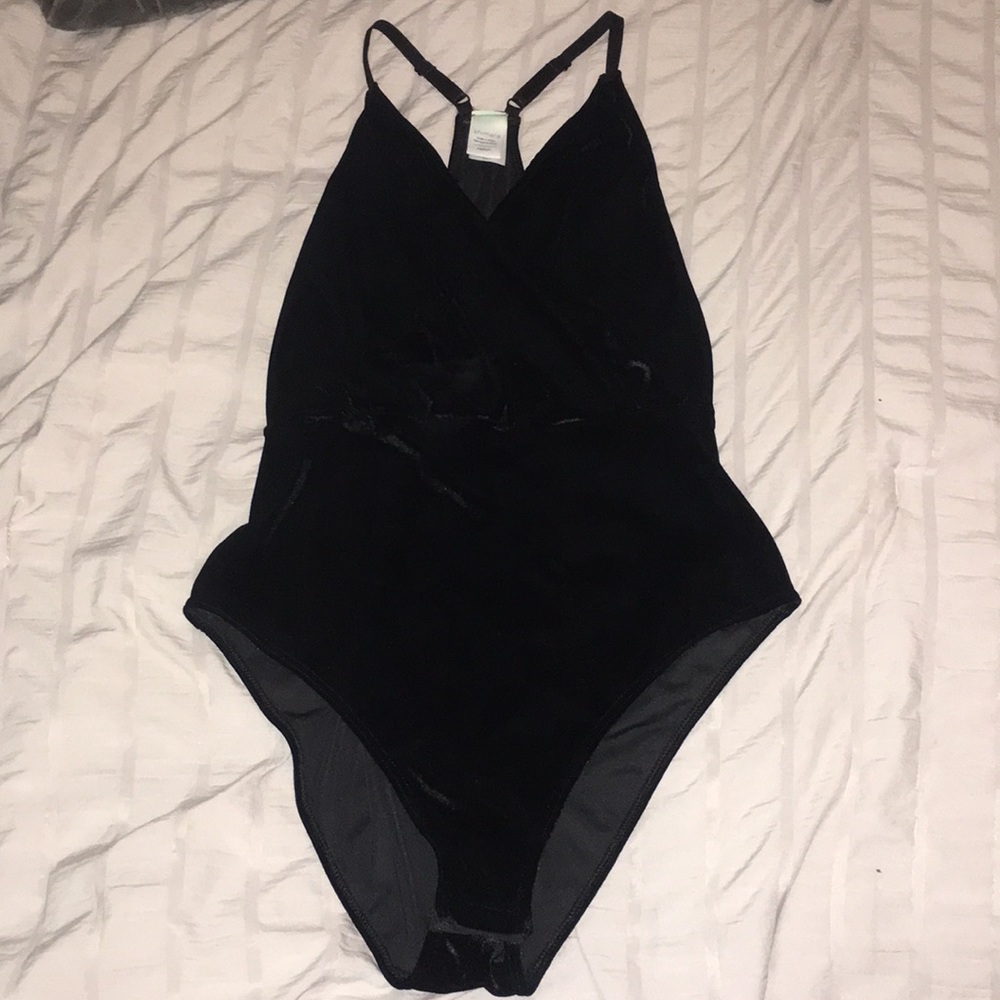 Top shop velour bodysuit